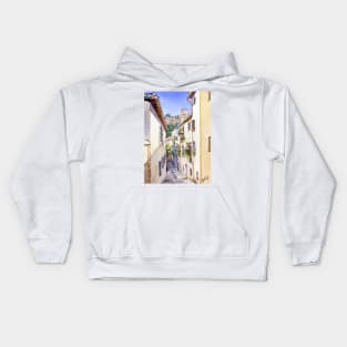 An Alley in the Albaicin, Granada Kids Hoodie